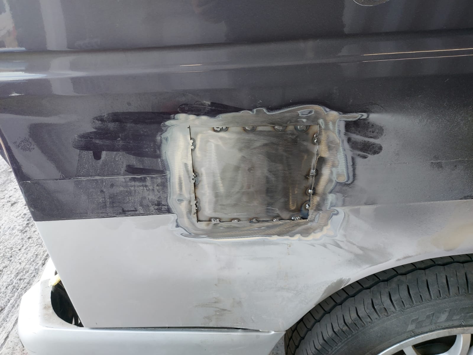 New Rear Wheel Arches Mazda Bongo | Mazda Restoration
