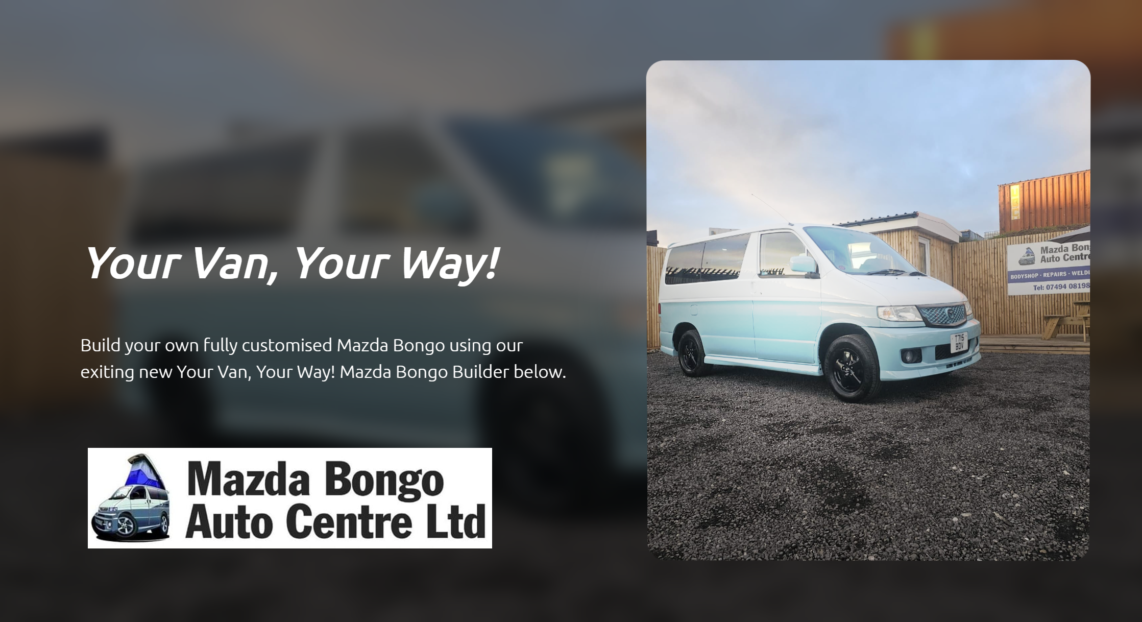 Your Van, Your Way!