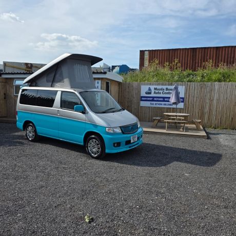Immaculate 2003 Mazda Bongo 2.0 Petrol Pop Top Campervan – Just 39,000 Miles!