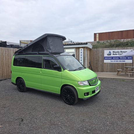 Custom Ford Ultima Green Mazda Bongo campervan