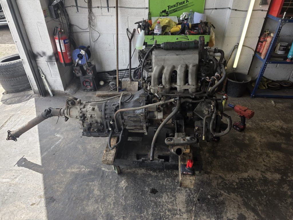 Engine removal and preparation for Bongo engine replacement