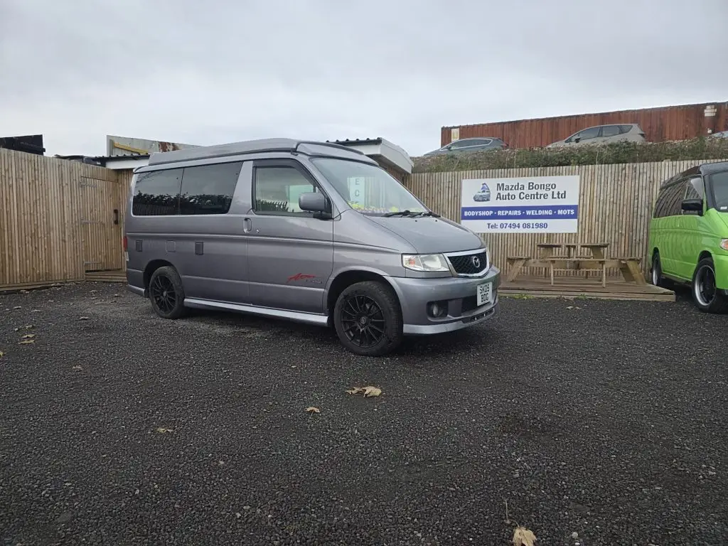 Completed Mazda Bongo after MOT pass with no advisories