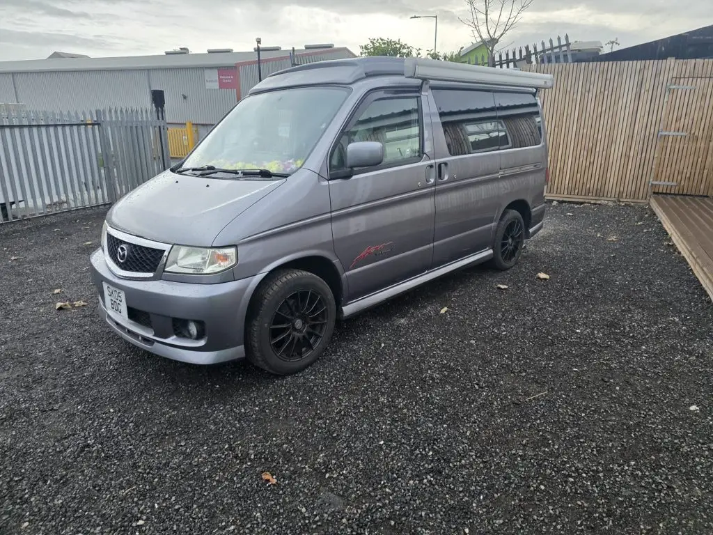 Completed Mazda Bongo after MOT pass with no advisories