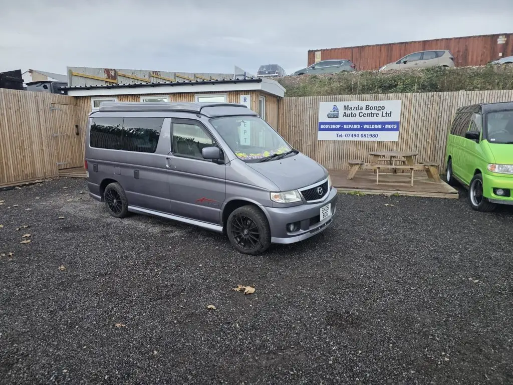 Completed Mazda Bongo after MOT pass with no advisories