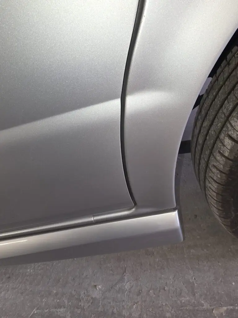 Mazda Bongo sliding door area restored with new rear arch panel fitted