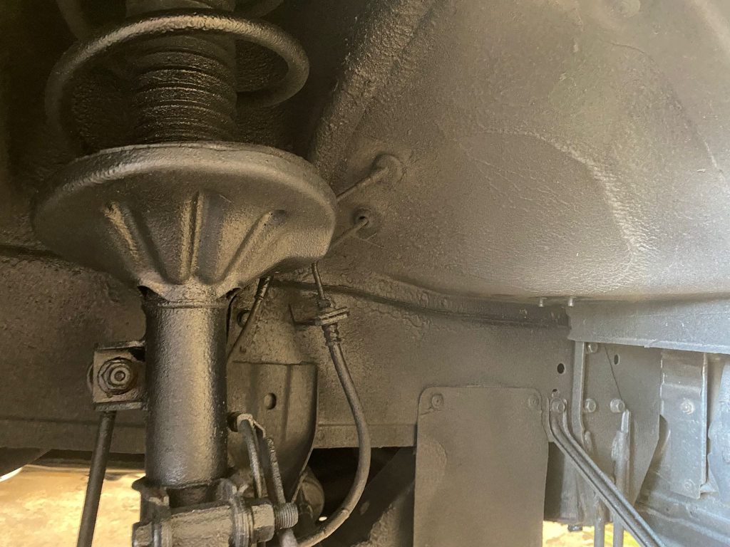 	Underseal protection on Mazda Bongo respray