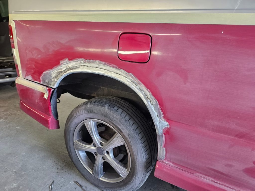 Mazda Bongo Wheel Arch Repair