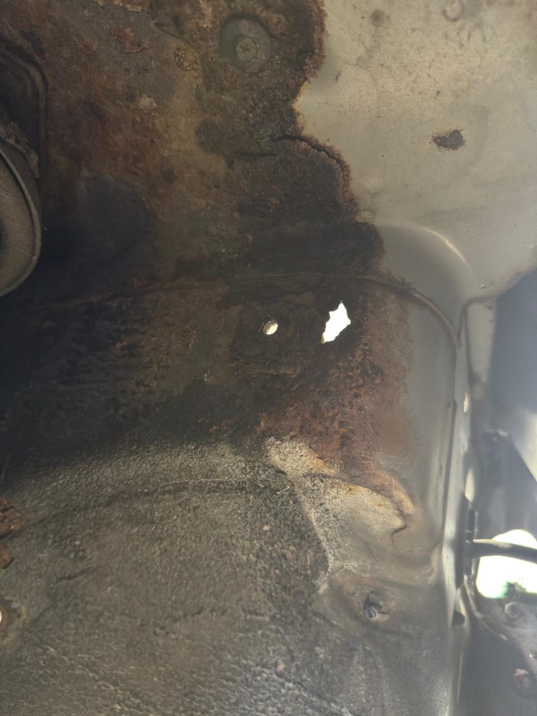 Severely corroded Mazda Bongo