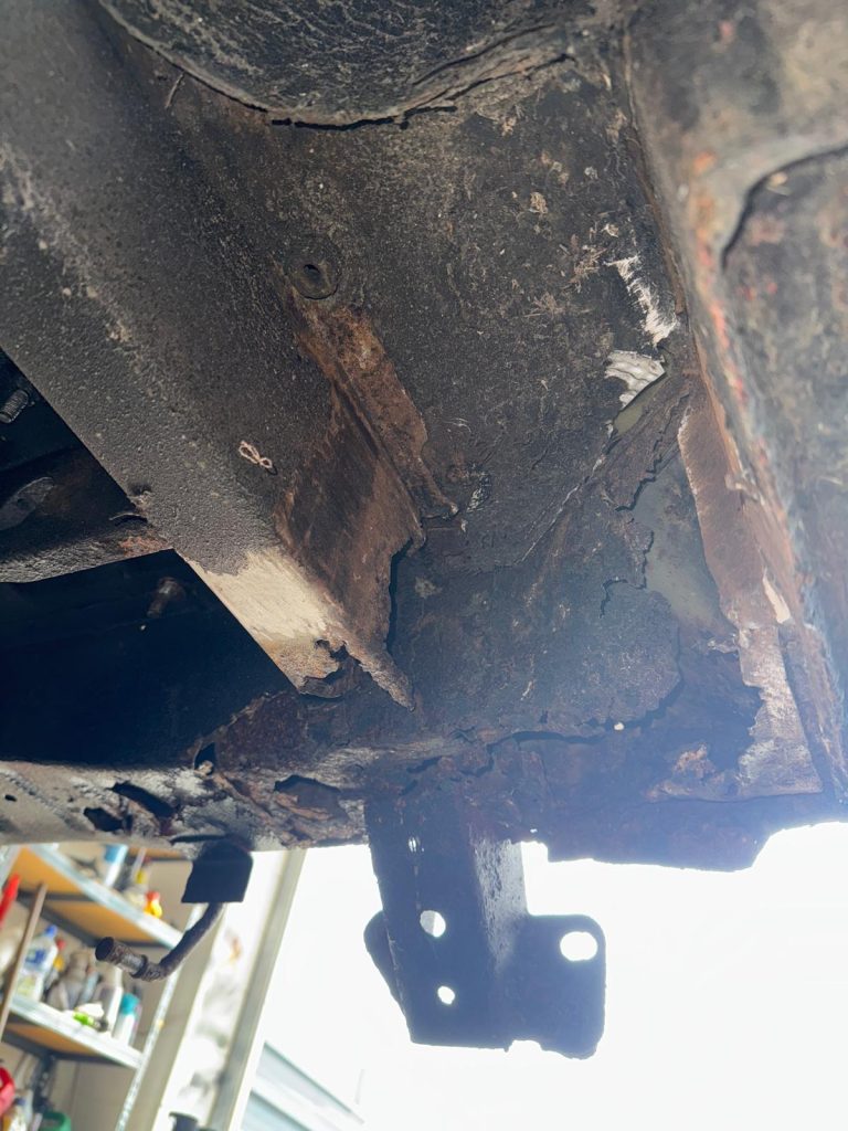 Severely corroded Mazda Bongo