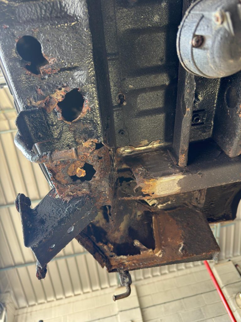 Severely corroded Mazda Bongo