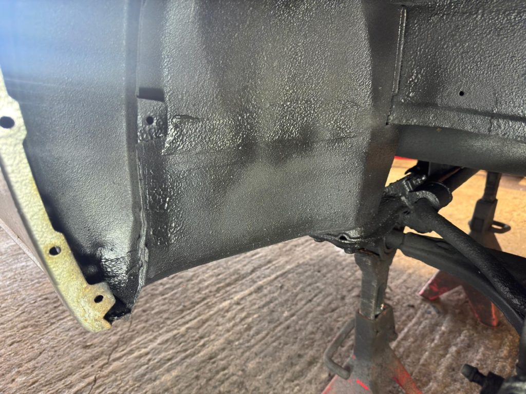 Mazda Bongo inner wing fully seam welded and rust protected