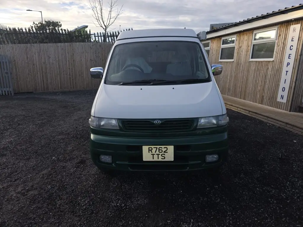 Restored Mazda Bongo after full structural rebuild