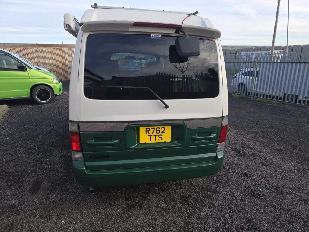 Restored Mazda Bongo after full structural rebuild
