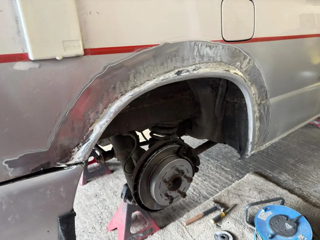 Mazda Bongo severe corrosion restoration