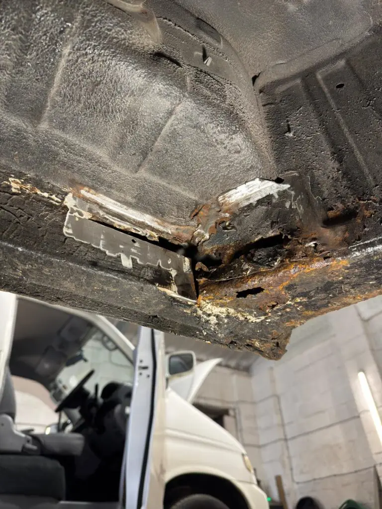 Mazda Bongo severe corrosion restoration