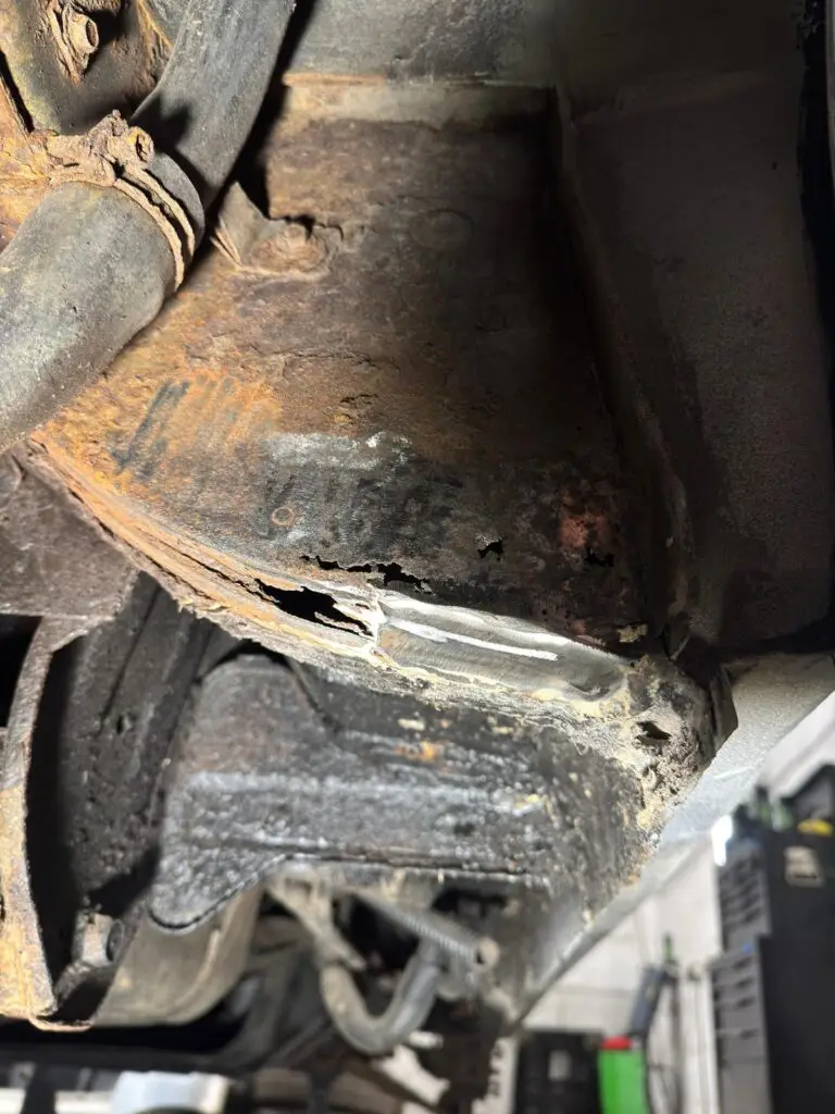 Mazda Bongo severe corrosion restoration