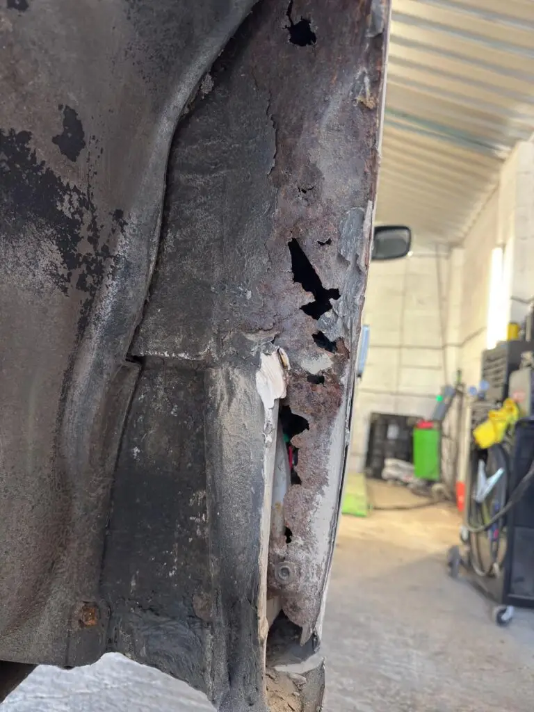 Mazda Bongo severe corrosion restoration