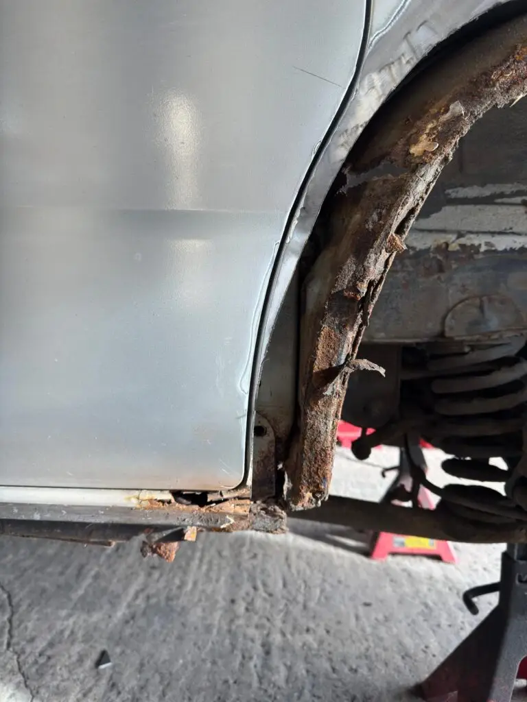 Mazda Bongo severe corrosion restoration