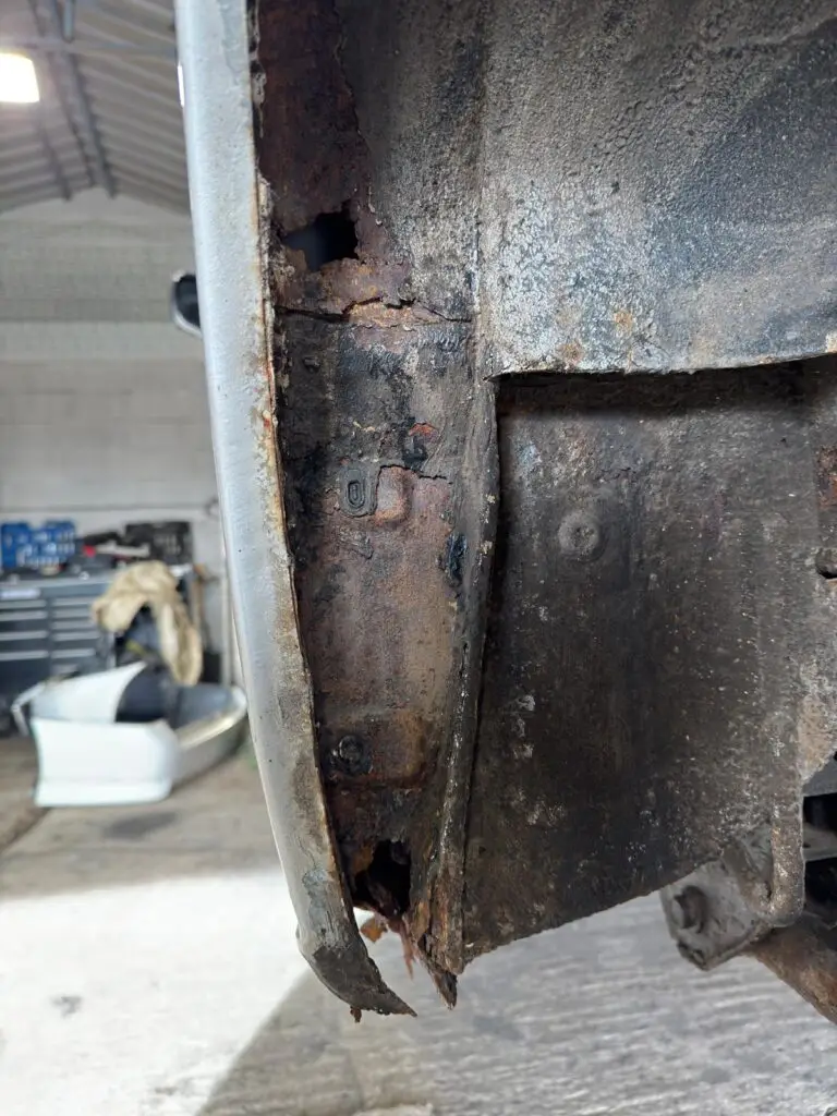 Mazda Bongo severe corrosion restoration