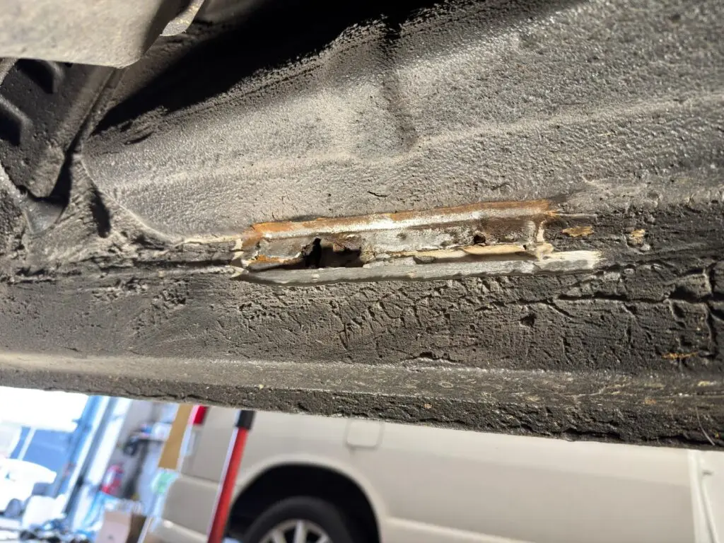 Mazda Bongo severe corrosion restoration