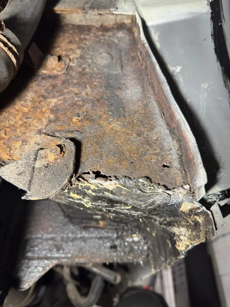 Mazda Bongo severe corrosion restoration