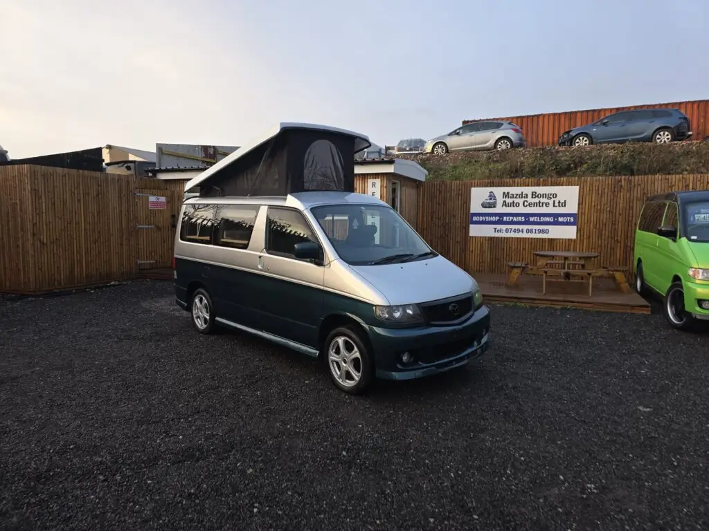 Mazda Bongo 2.0L, fresh import with dark green lower half