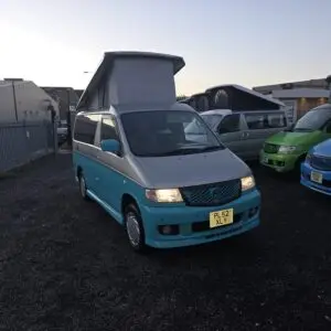 Mazda Bongo 2.0 petrol Aero campervan in turquoise blue