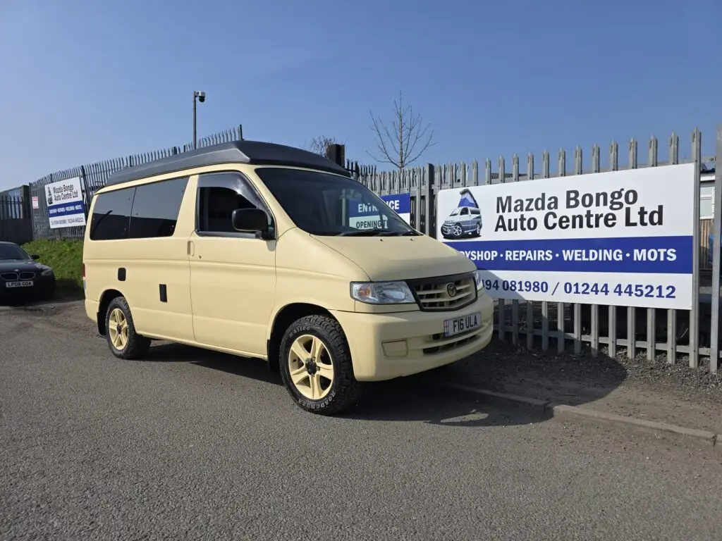 Mazda Bongo sand Raptor paint body finish